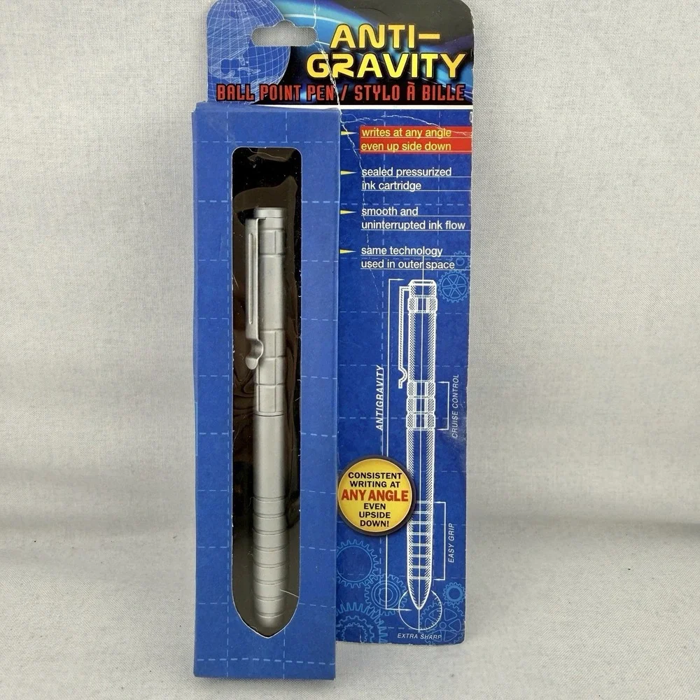 Anti-Gravity Ballpoint Ball Point Pen Writes Upside Down Black Ink Astronaut Pen
